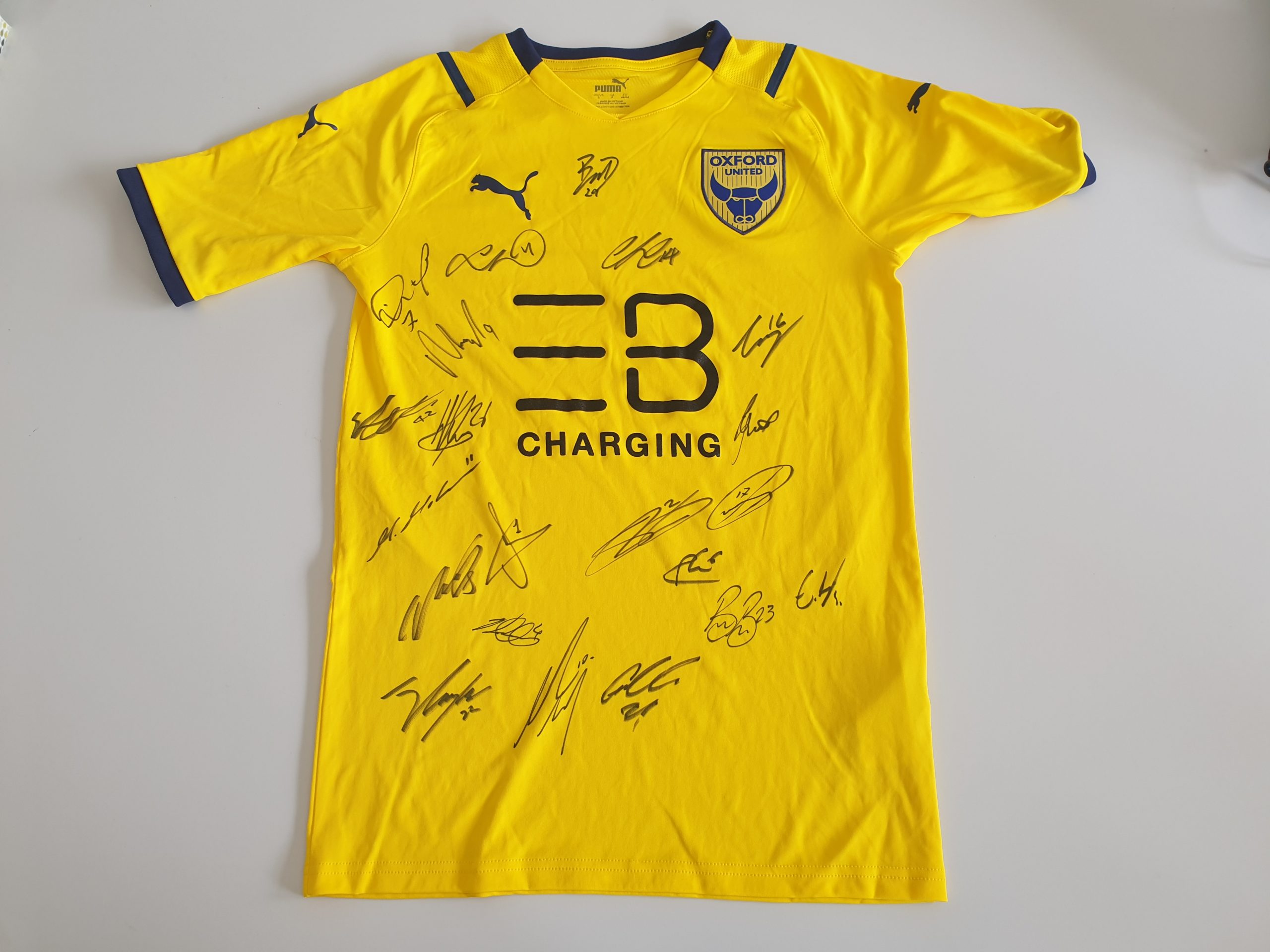 WIN! Signed Oxford United shirt to be raffled by Oxford United in the ...